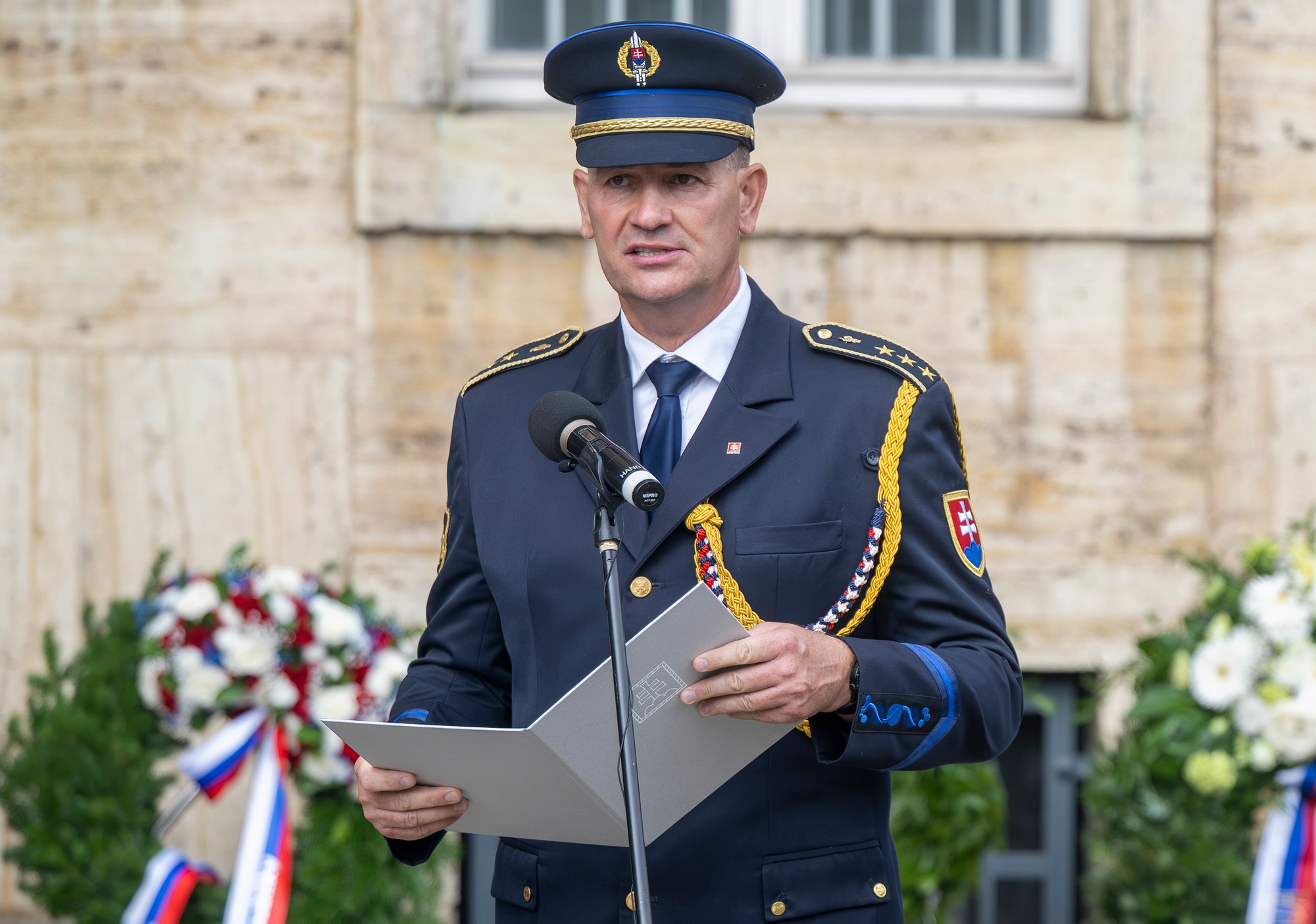 Veliteľ sídla prezidenta SR Richard Beniak.