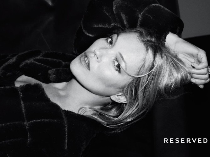 Kate Moss w kampanii Reserved jesień/zima 2017/2018