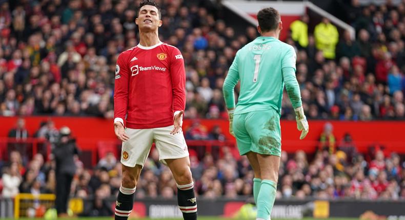 Cristiano Ronaldo frustrated in Manchester United's goalless draw with Watford