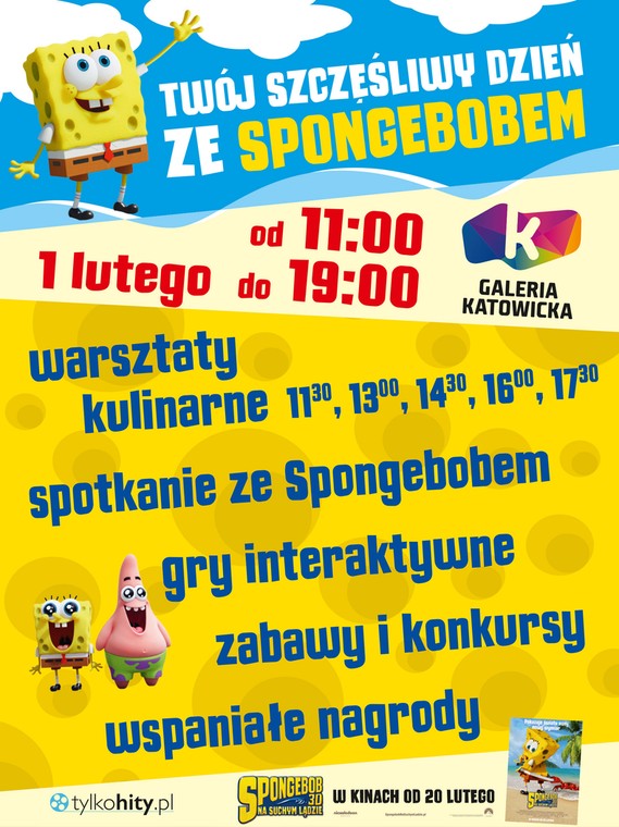 Przybij piątkę SpongeBobowi w Galerii Katowickiej