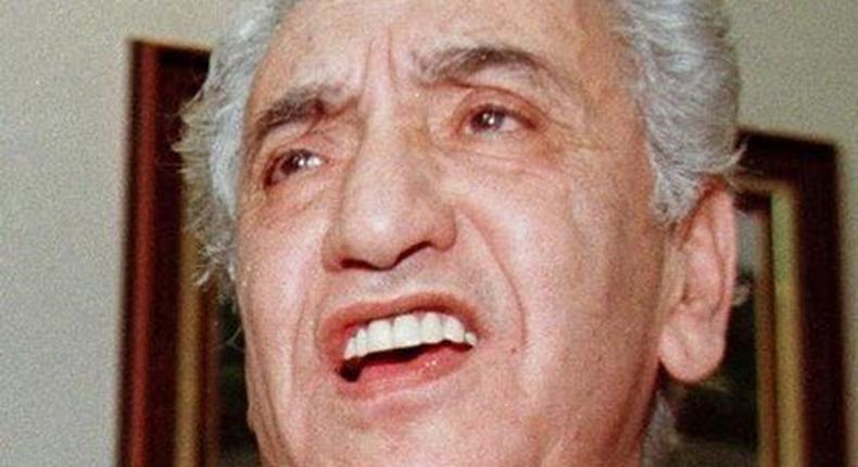 Hocine Ait Ahmed, Algerian leader of the secular opposition Socialist Forces Front (FFS) in a file photo.