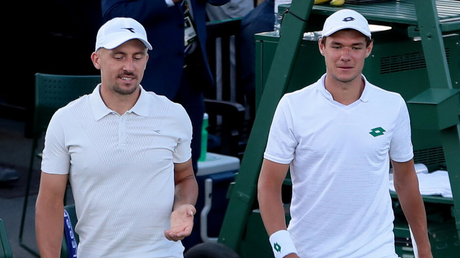 Kamil Majchrzak i Jan Zieliński odpadli z Wimbledonu