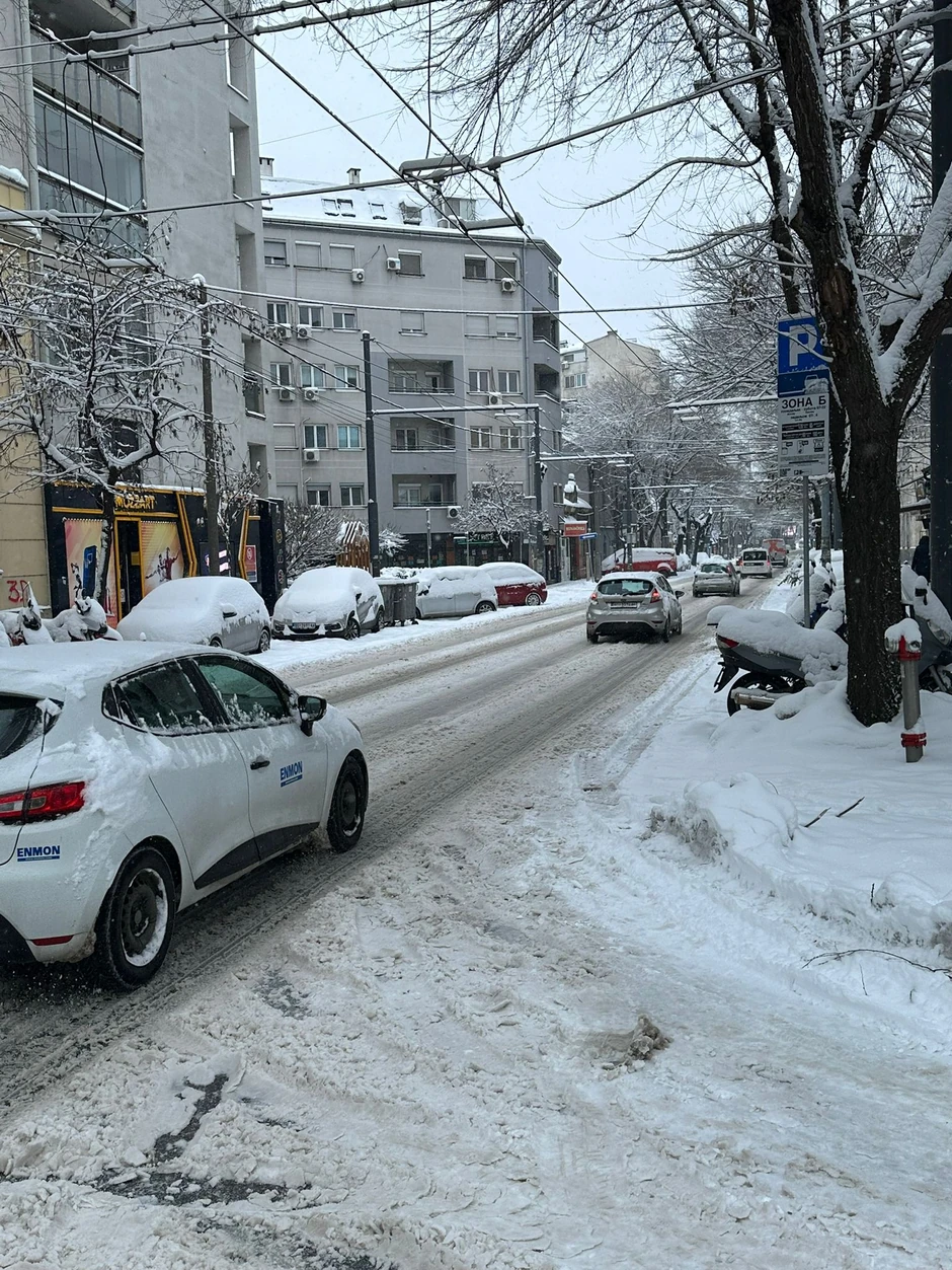 Sneg u Beogradu, Dorćol