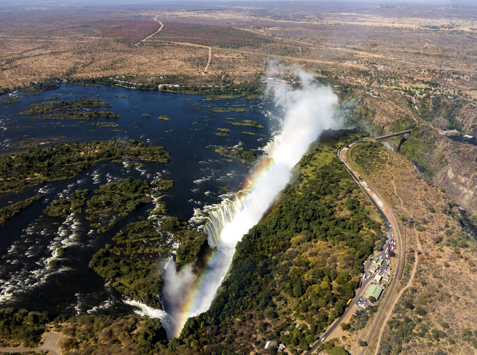 Wodospady Wiktorii - Zambia/Zimbabwe