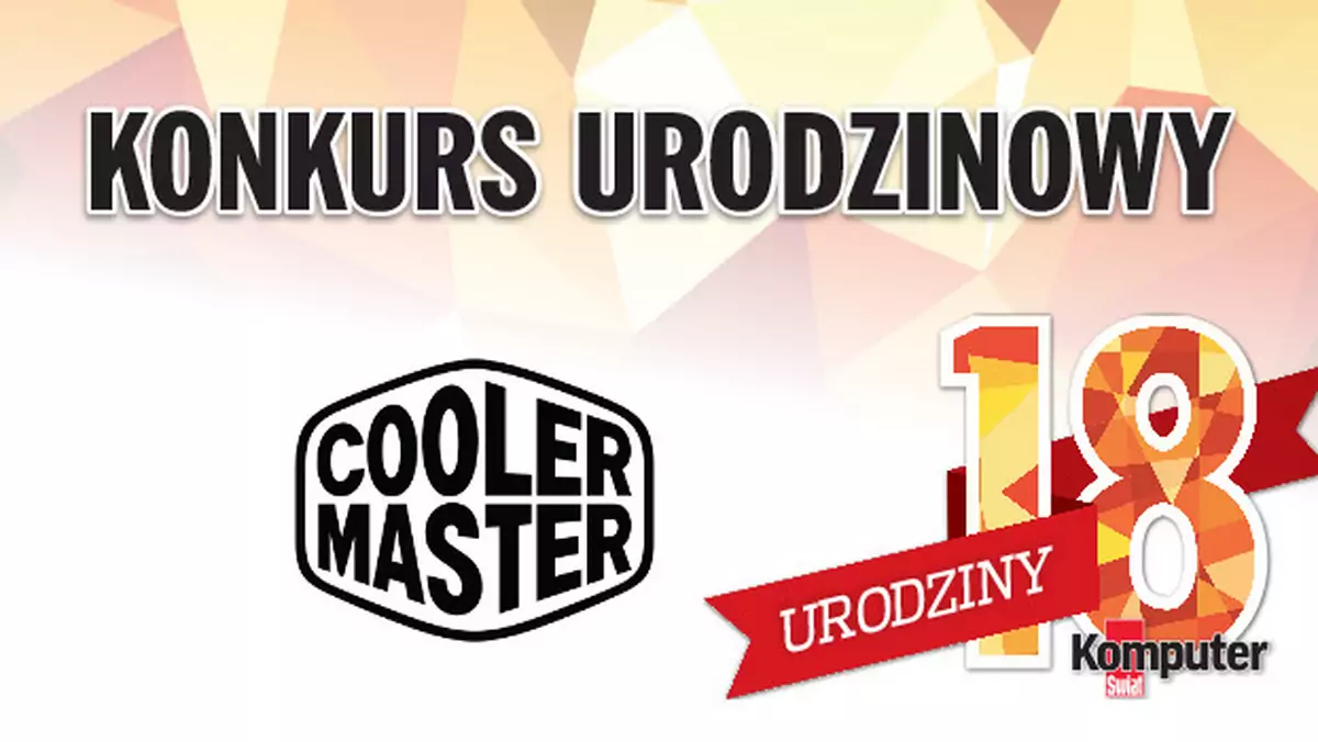 18. urodziny Komputer Świata – konkurs Cooler Master i redakcji. Do zgarnięcia unikalne klawiatury mechaniczne!