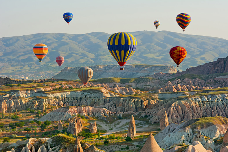 Lot balonem nad Kapadocją (Turcja)