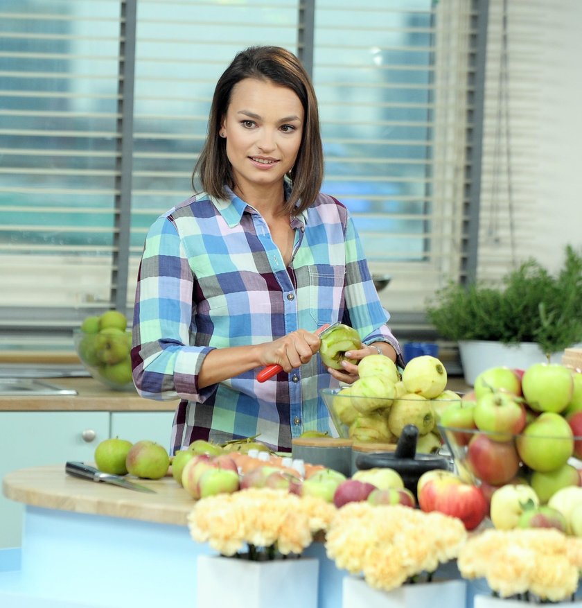 Anna Starmach na planie "Masterchefa"