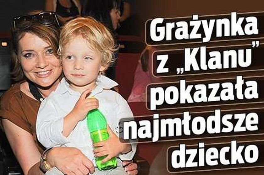 Grażynka z "Klanu" pokazała najmłodsze dziecko