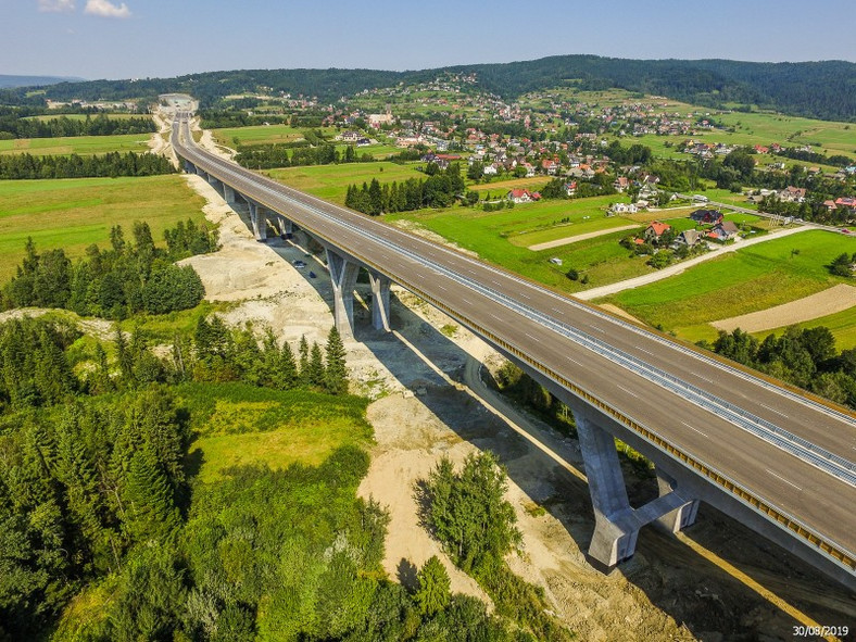 S7 ze Skomielnej Białej do Rabki Zdroju