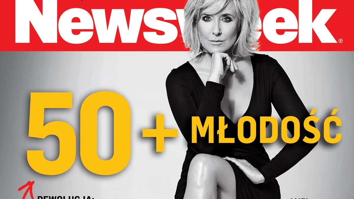 Newsweek, okladka, 50+ mlodosc, Mlynarska