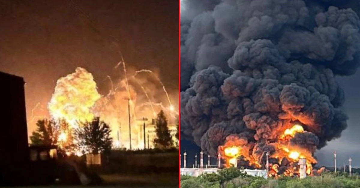 Night of explosions in Russia! Series of accurate hits by Ukrainian drones