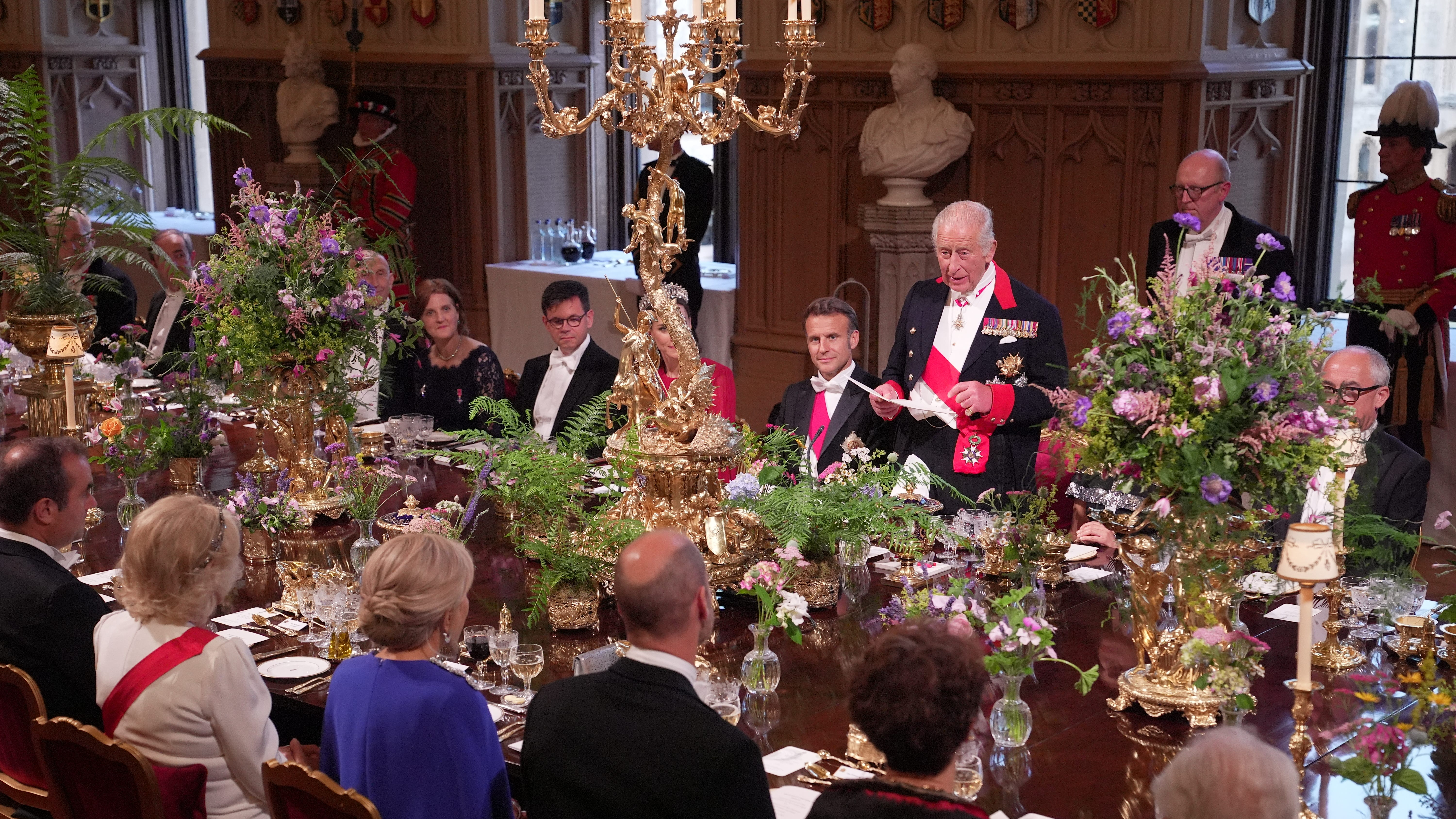 Mick Jagger and Elton John seating revealed at royal banquet
