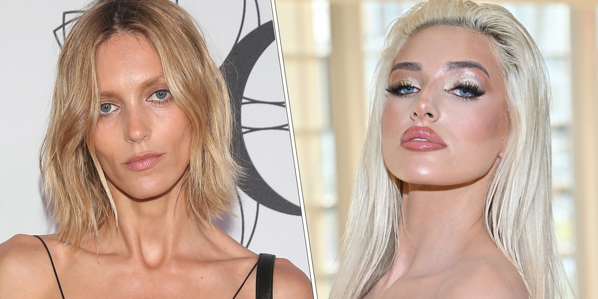 Anja Rubik i Caroline Derpienski.