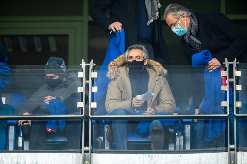 Pilka nozna. Reprezentacja Polski. Paulo Sousa na stadionie Legii. 28.01.2021