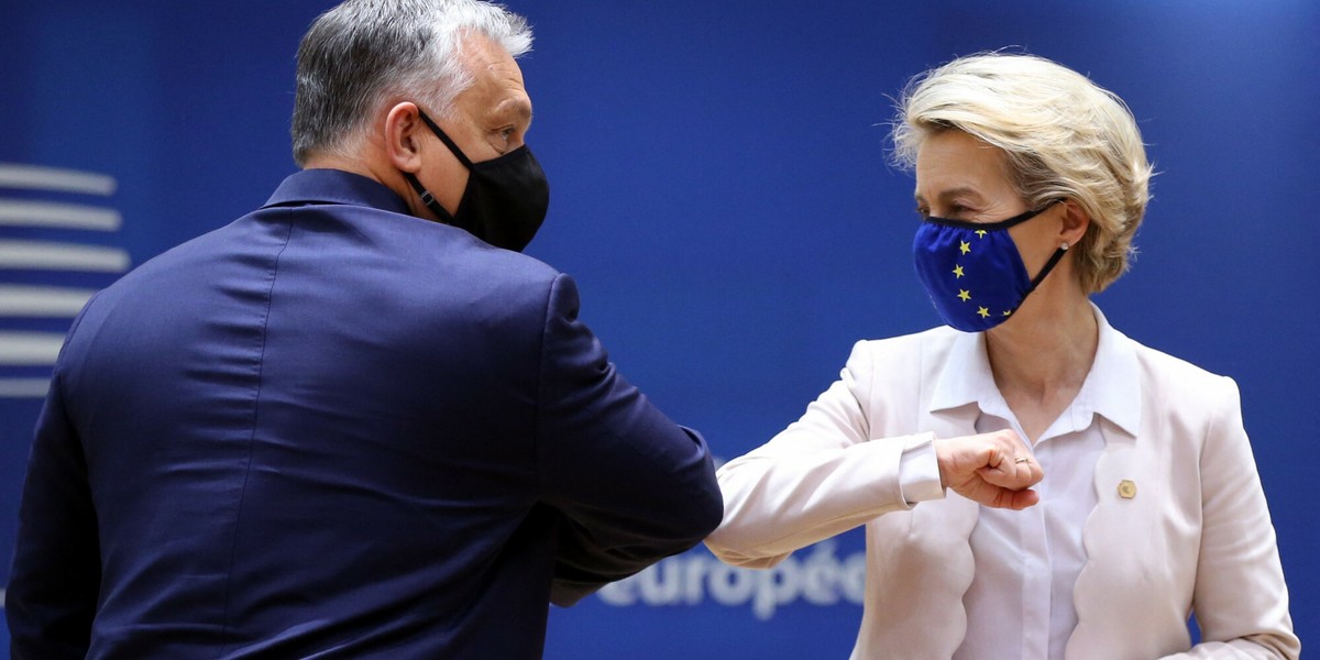 Viktor Orban i Ursula von der Leyen