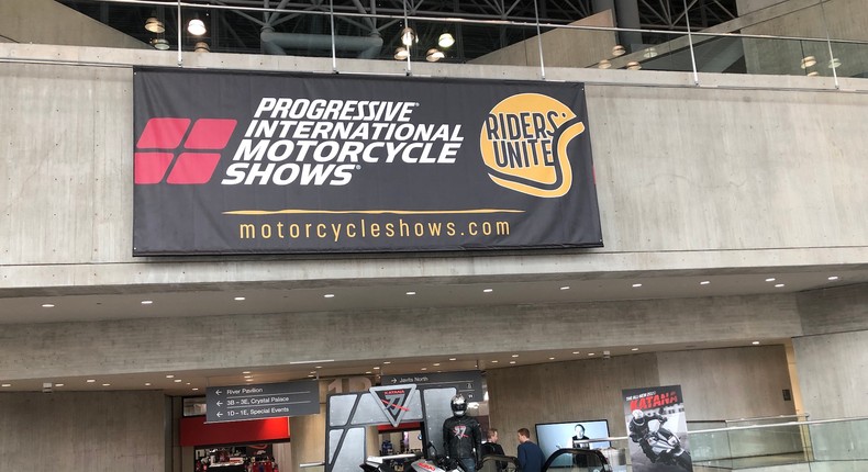 The Motorcycle show pulls into the Javits Center every year between Thanksgiving and the December holidays.