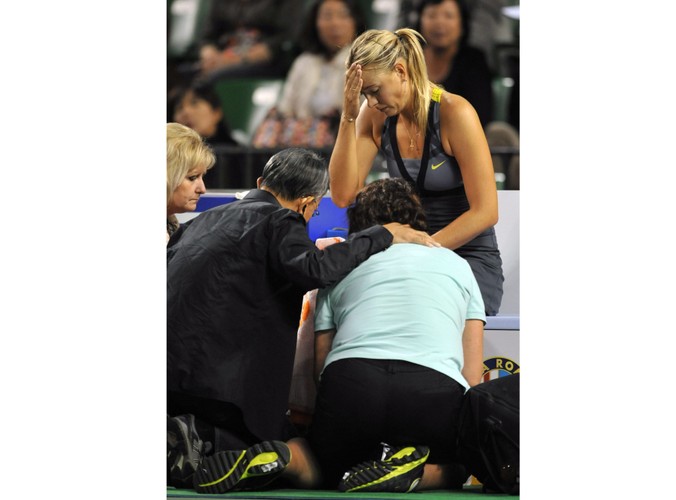 Kontuzjowana Maria Szarapowa