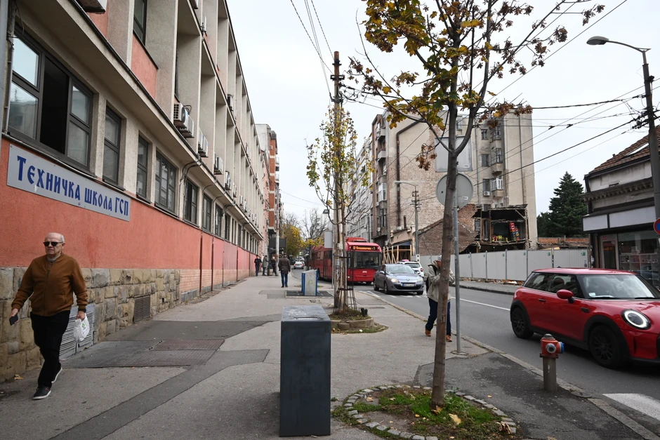 Tehnička škola GSP nalazi se preko puta gradilišta gde se desilo urušavanje