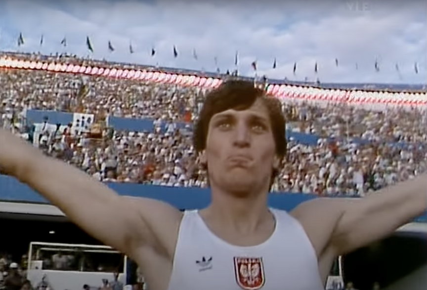 Zdzisław Hoffmann triumfuje w Helsinkach – 8 sierpnia 1983 r.