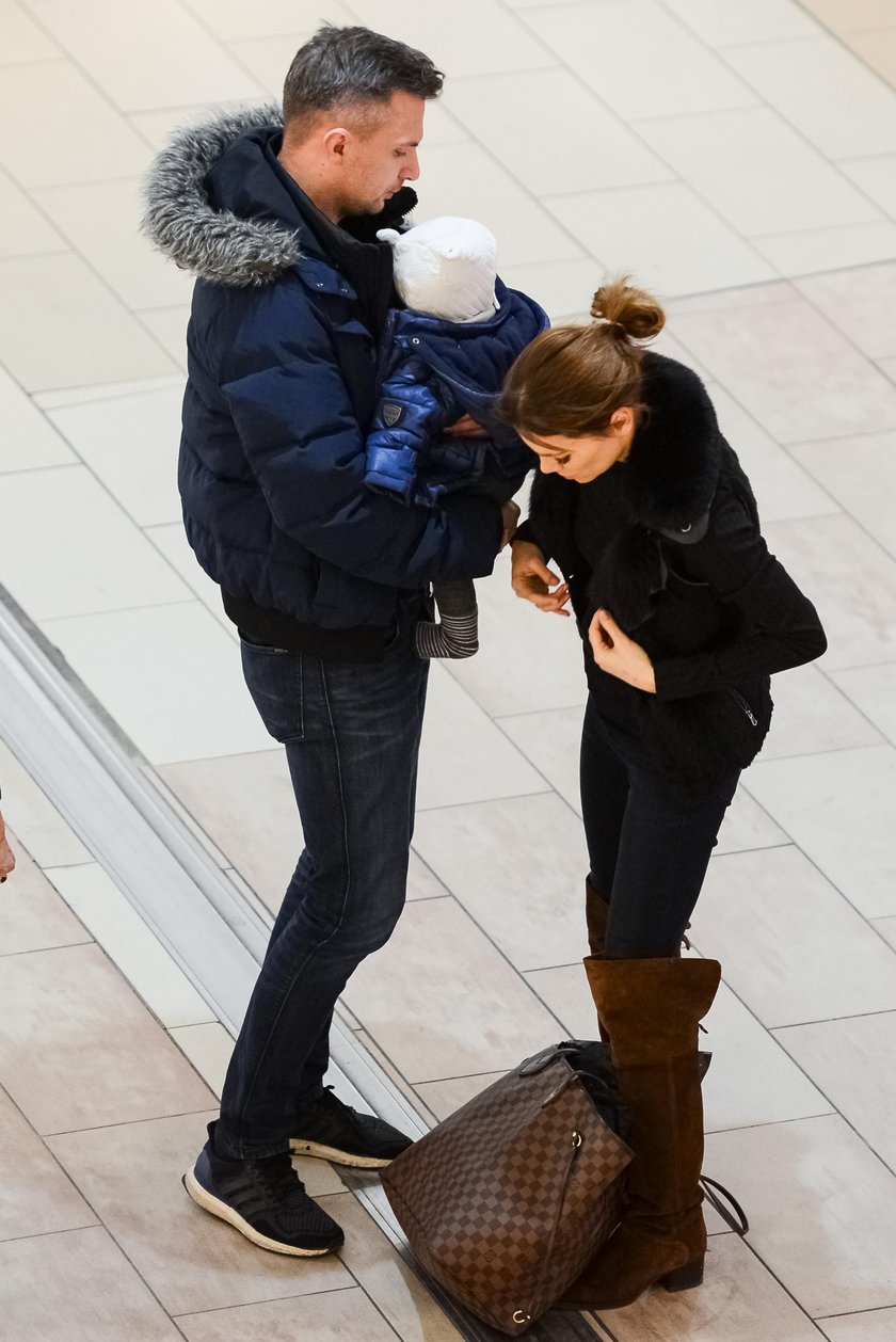 Maja Bohosiewicz z partnerem i dzieckiem