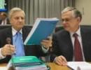 Jean-Claude Trichet i Lucas Papademos - prezes i wiceprezes Europejskiego Banku Centralnego