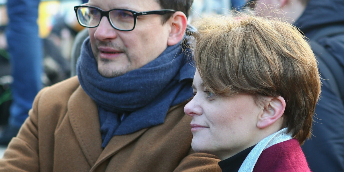 Jadwiga Emilewicz z mężem Marcinem Emilewiczem 