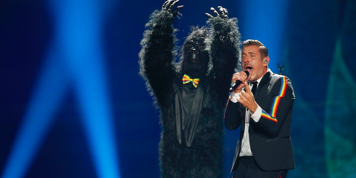 Portugal won Eurovision for the first time over crazy acts with gorillas, yodelling, and 'epic sax guy'