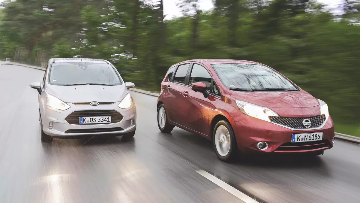 Porównanie Ford B-Max kontra Nissan Note