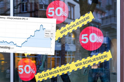 Ceny w Niemczech spadają szybciej od oczekiwań