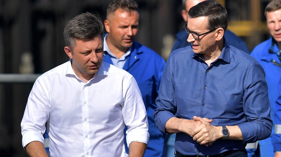 Michał Dworczyk oraz Mateusz Morawiecki