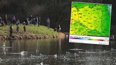 Takiej temperatury w tym roku jeszcze nie było. W piątek buchnie wielkim ciepłem