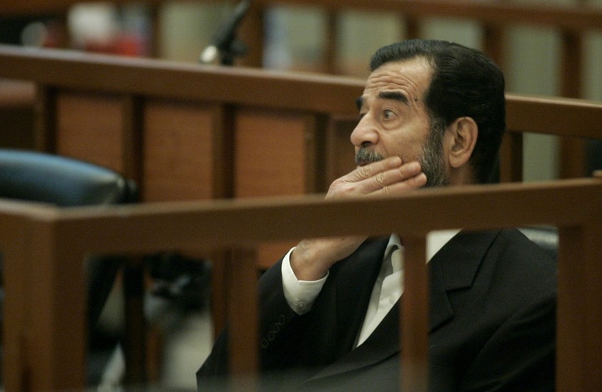Sadam Husein na suđenju 2006.