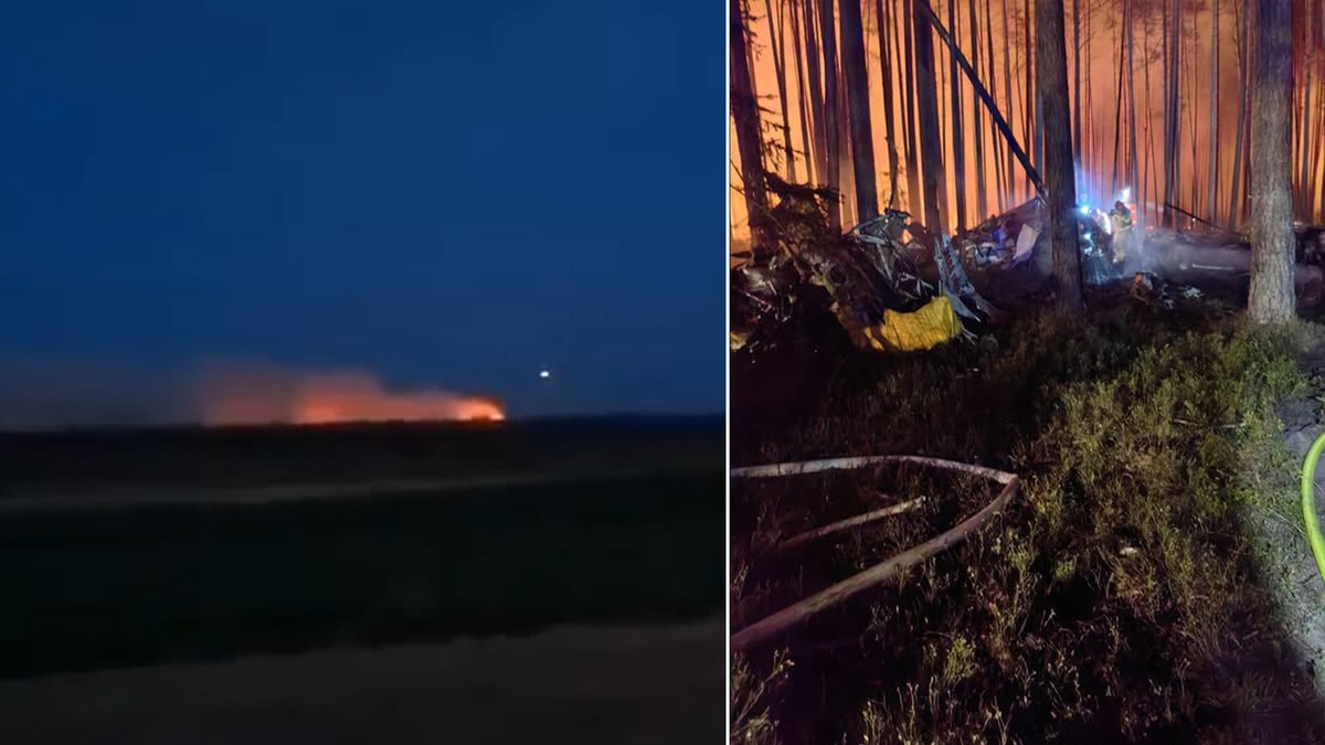 Jest nagranie z momentu katastrofy Dromadera. 