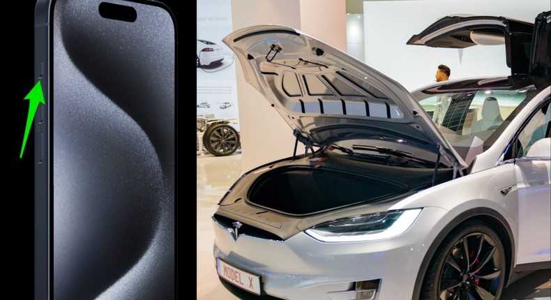 Tesla owners are using the new button on the side of the iPhone 15 Pro ...