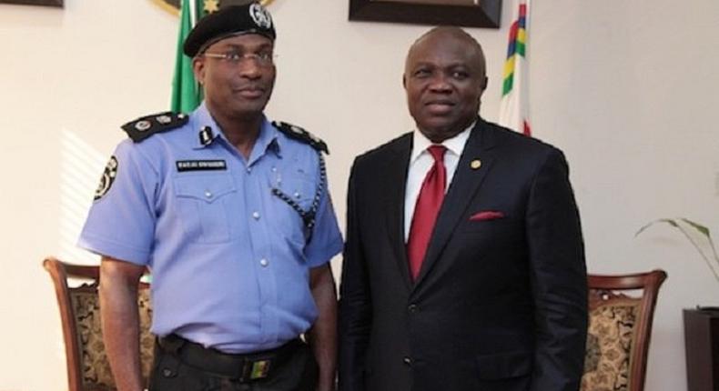 The CP, Fatai Owoseni and Gov. Akinwunmi Ambode