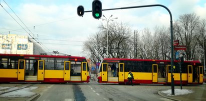 Zima w Łodzi. Mróz uwięził tramwaje