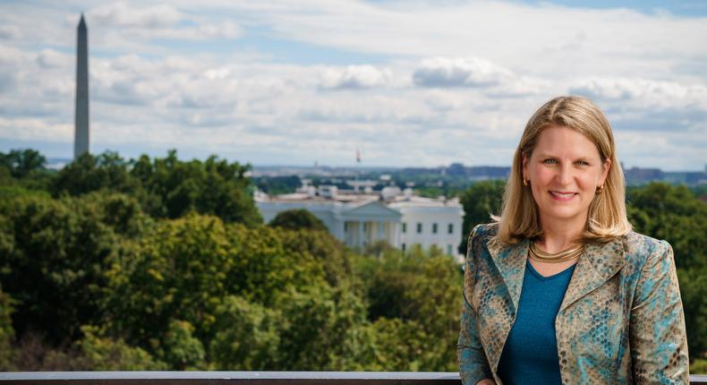 Liz Shuler, president of the AFL-CIO.