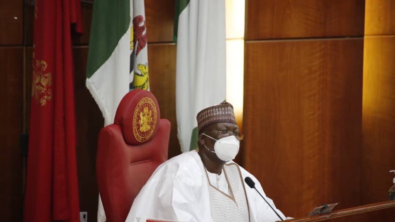 President of the Senate, Ahmad lawan. [Twitter/@DrAhmadLawan]