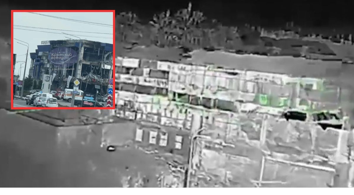 Rosja Krym atak dronów wojna w Ukrainie