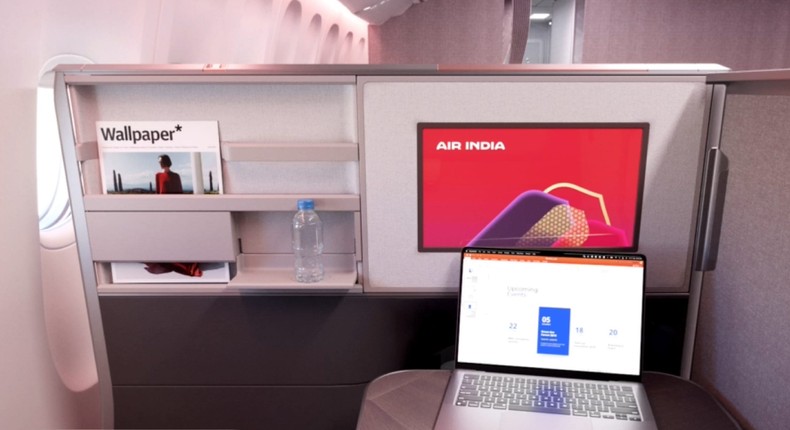 Air India's new brand identity includes gutting its current widebody cabins and introducing a new design.Air India