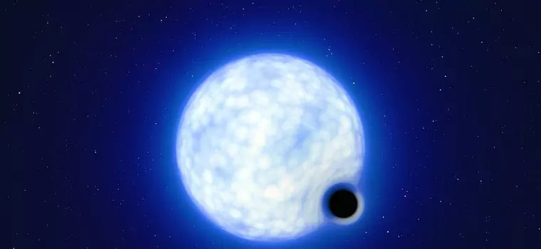 Wykryto "niewidzialną" czarną dziurę poza Drogą Mleczną