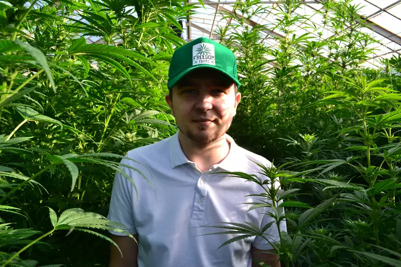 Przemek prowadzi Freedom Farms, legalną plantację marihuany w Warszawie 