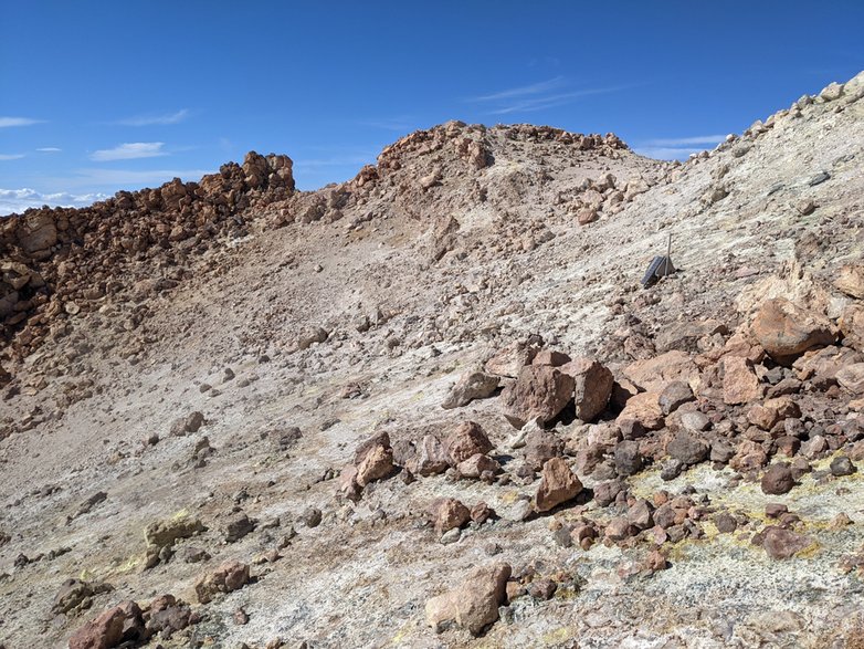 Krater wulkanu Teide. 