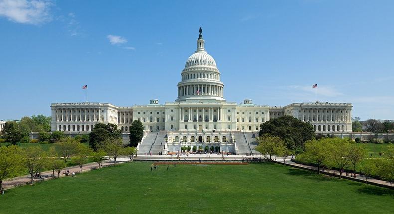 The Capitl Building in Washington DC.