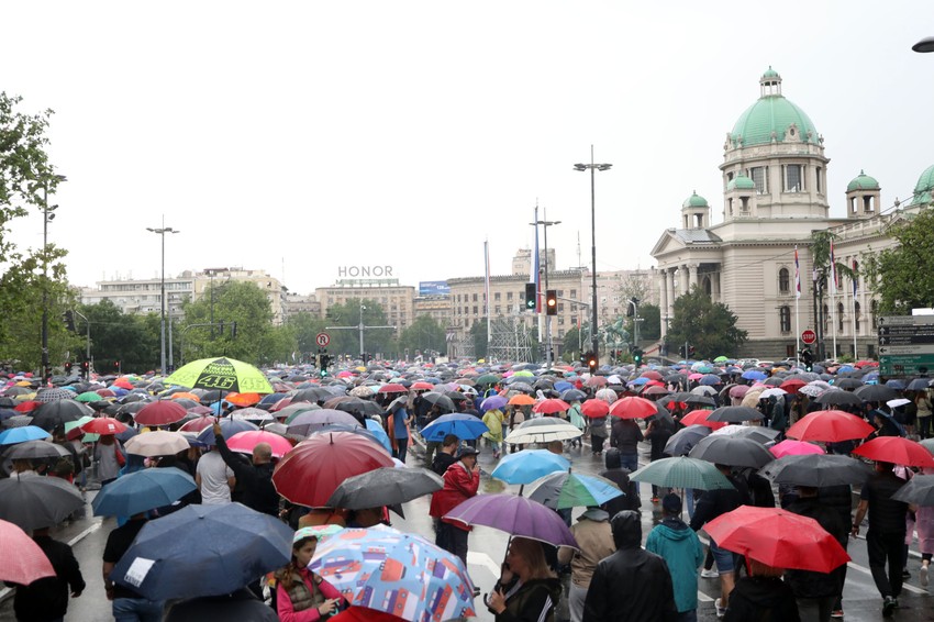 Protest "Srbija protiv nasilja"
