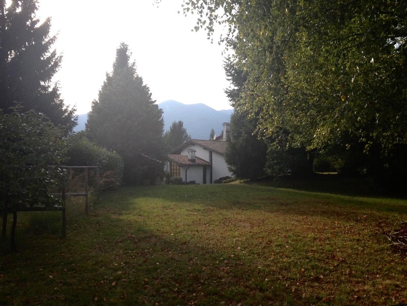 Das Haus war ein absoluter Glücksgriff, da das gesamte Anwesen einen riesigen Garten hat und an den Wald grenzt.