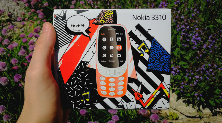 Ilyen az új Nokia 3310-es doboza /Fotó: Virág Dániel