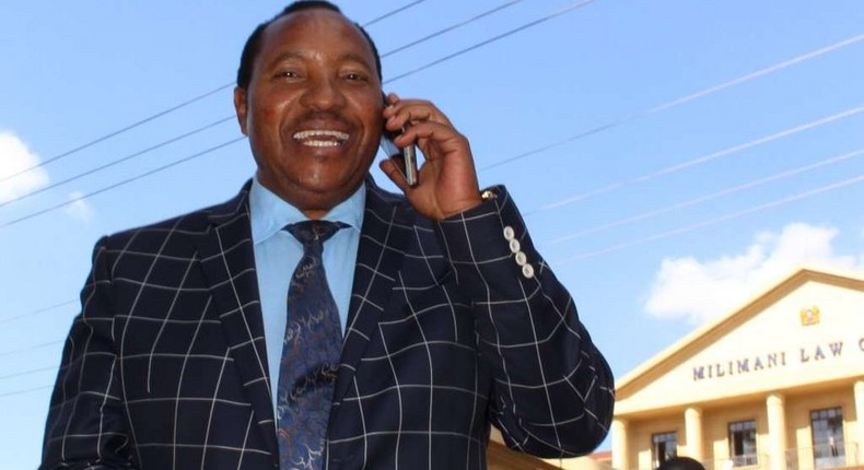 Kabete MP Ferdinand Waititu during a past appearance at Milimani law courts.