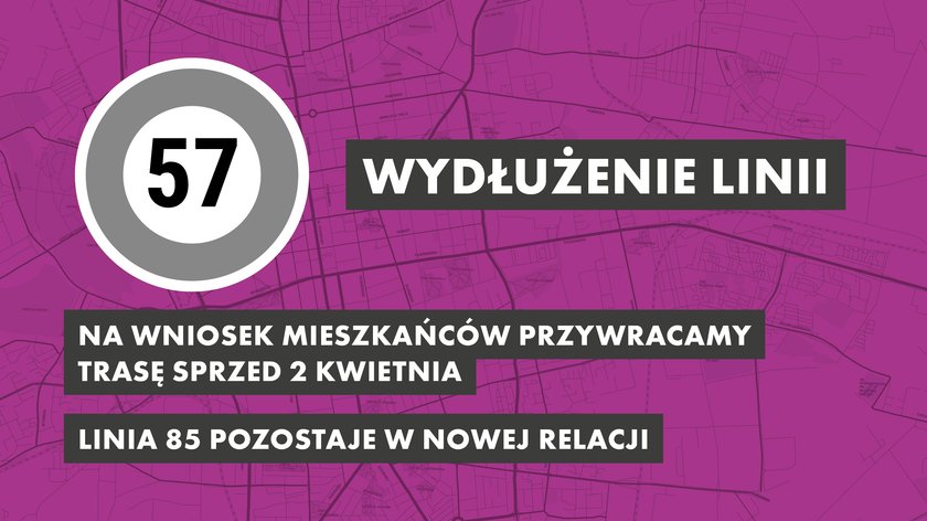 Zmiany tras autobusów i tramwajów MPK w Łodzi 2018