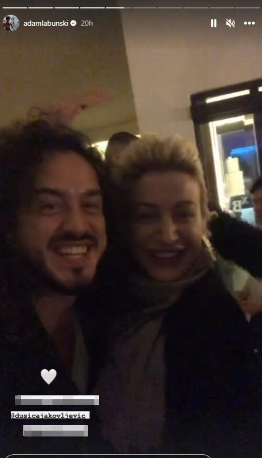 Dušica Jakovljević i Adam Labunski